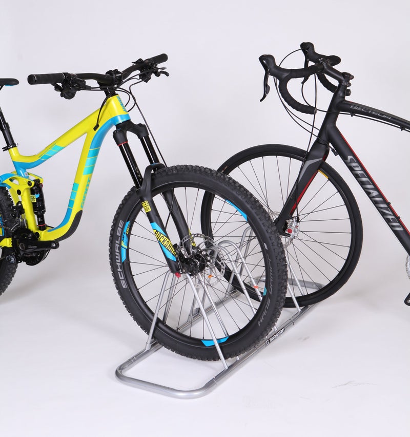Swagman Park 3 Bike Storage Rack, Silver - Image 2